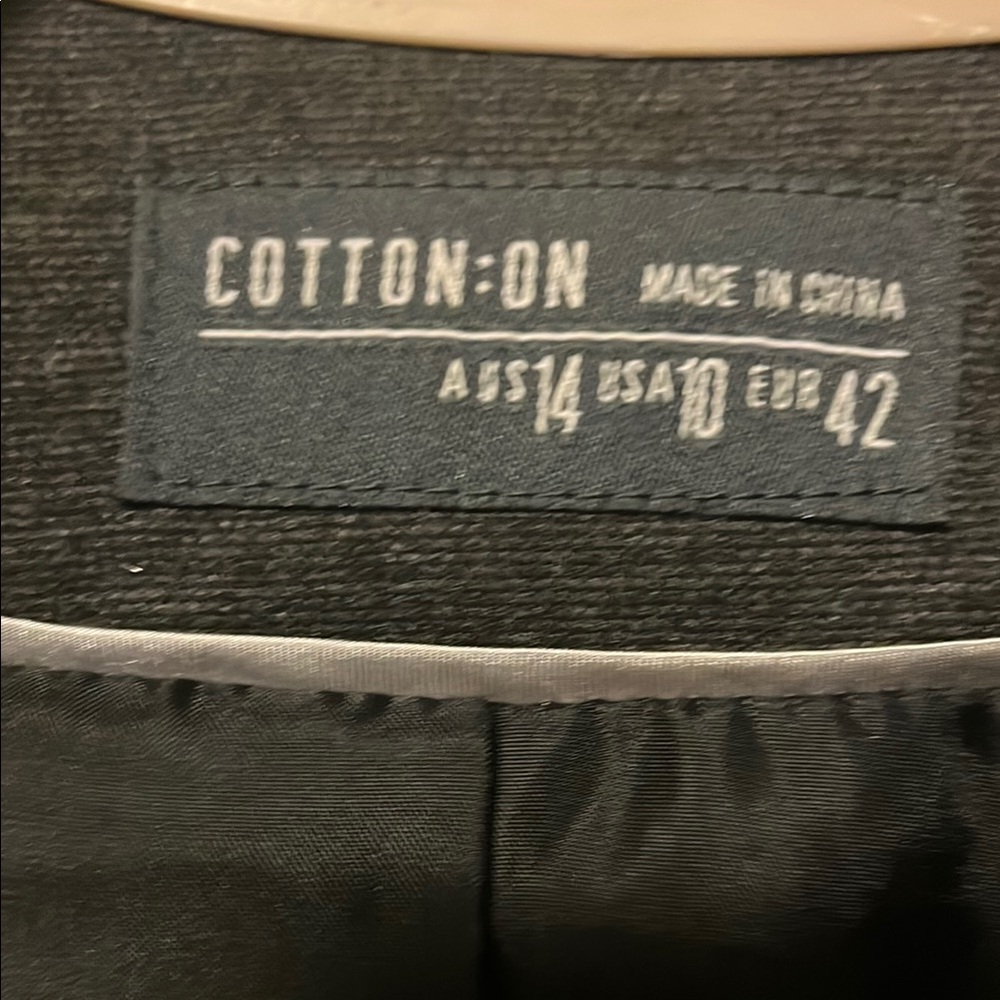 Cotton On Grey Casual/Dress Tailored Blazer Professional Style - Picture 2 of 4